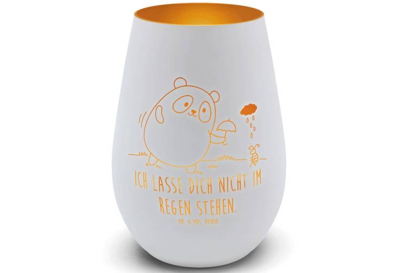 Mr. & Mrs. Panda Windlicht Panda Zusammenhalt, Kerzenhalter, Weiß, Kerzenhalter, Teelichthalter, (Packung, 1 St) von Mr. & Mrs. Panda