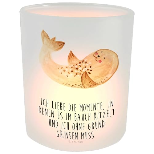 Mr. & Mrs. Panda Kerze Robbe Liegen - Geschenk, Robben, Teelichthalter, Gute Laune, Windlicht Zur Hochzeit, Lachen, Meerestier, Tiere, Teelichter, Mr. & Mrs. Panda Kerze Robbe Liegen - Geschenk, Robben, Teelichthalter, Gute Laune, Windlicht Zur Hochzeit, Lachen, Meerestier, Tiere, Teelichter, von Mr. & Mrs. Panda