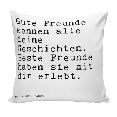 Mr. & Mrs. Panda Zierkissen Gute Freunde kennen alle... - Geschenk, bae, Sofakissen, Spruch Sprüche Weisheiten Zitate Lustig Weisheit Worte, Mr. & Mrs. Panda Zierkissen Gute Freunde kennen alle... - Geschenk, bae, Sofakissen, Spruch Sprüche Weisheiten Zitate Lustig Weisheit Worte, von Mr. & Mrs. Panda