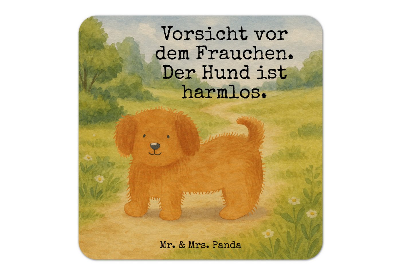 Wohndecke Hund Flauschig Design 50er Set - Weiß - Geschenk, eliebe, Frauchen, s, Mr. & Mrs. Panda, Besondere Sprüche von Mr. & Mrs. Panda