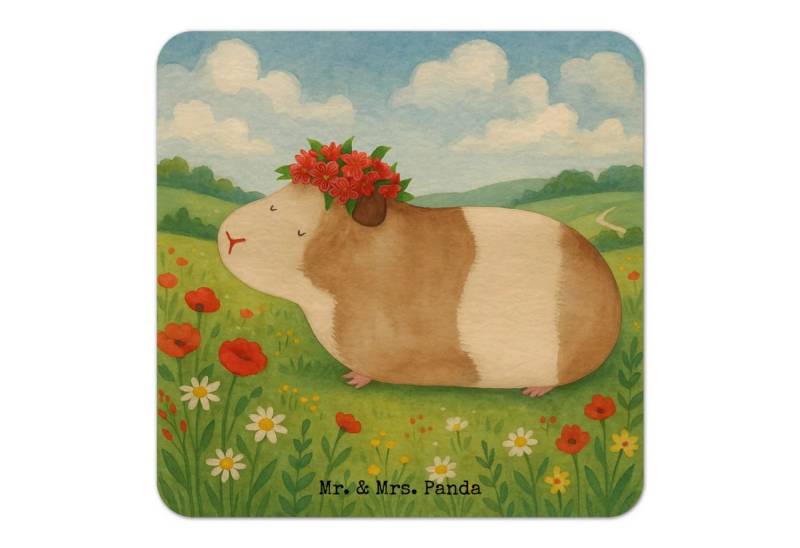 Wohndecke Meerschweinchen Weisheit Design 50er Set - Weiß - Geschenk, Gastgesch, Mr. & Mrs. Panda, Begeisternde Motive von Mr. & Mrs. Panda