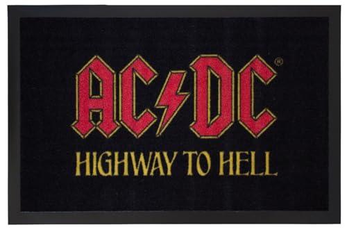 Mr.Ghorbani Fußmatte- AC/DC Highway to Hell Türmatte 060 x 040 cm spruchmatte, sauberlaufmatte, fußabtreter Mr.Ghorbani Fußmatte- AC/DC Highway to Hell Türmatte 060 x 040 cm spruchmatte, sauberlaufmatte, fußabtreter von Mr.Ghorbani