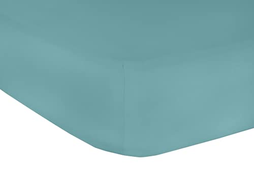 Mr.Sandman Elastan Classic Spannbetttuch Smaragd Größe 140-160x200-220cm von Mr. Sandman
