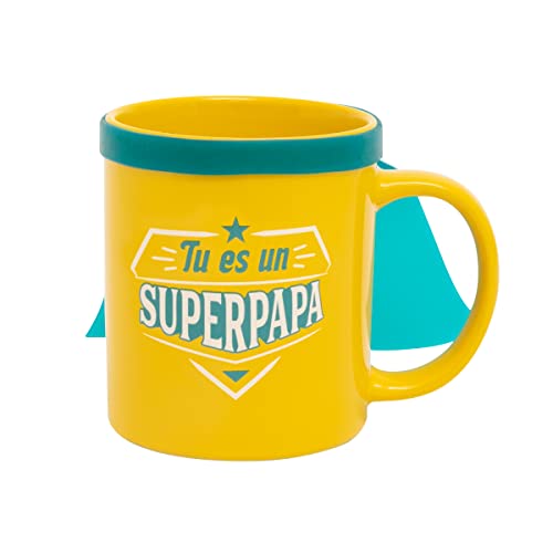 Mr.Wonderful Tasse mit Umhang - Du bist ein super Papa von Mr. Wonderful