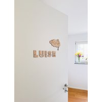 Personalisiertes Türschild Mit Einhorn, Namensschild Aus Holz Einhornmuster Für Kinderzimmer, Baby-Geschenk, Taufgeschenk Personalisiertes Türschild Mit Einhorn, Namensschild Aus Holz Einhornmuster Für Kinderzimmer, Baby-Geschenk, Taufgeschenk von MrBiber