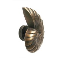 Vorhang Raffhalter Nautilus, Tier Raffhalter, Vintage Halter, Haken von MrBrassCrafts