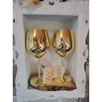 Personalisiertes Edelstahlweinglas Gold 475Ml von MrBuBDesign