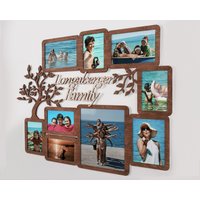 Personalisierte Valentinstag Bilderrahmen Collage Hochzeitsgeschenk Geschenk Für Ihn Für Sie Liebe Rahmen Holzbaum Wanddekor Fotorahmen von MrCarpenterStore