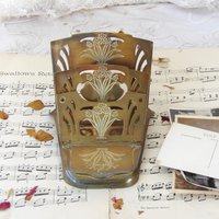 Falten Vintage Messing Floral Briefhalter Mit Briefmarken Box Falten Vintage Messing Floral Briefhalter Mit Briefmarken Box von MrGLovesMissB