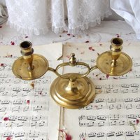 Kleiner Vintage Kerzenleuchter Aus Messing Kleiner Vintage Kerzenleuchter Aus Messing von MrGLovesMissB