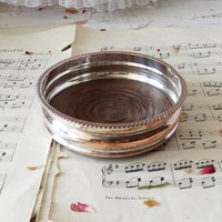 Vintage Flaschenuntersetzer Aus Kupfer Und Silberplatte Vintage Flaschenuntersetzer Aus Kupfer Und Silberplatte von MrGLovesMissB