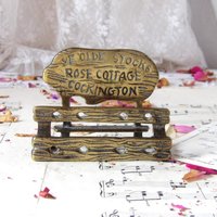 Vintage Messing Briefhalter Vintage Messing Briefhalter von MrGLovesMissB