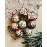 6+2 Vintage Decoupage Weihnachtsornamente Weihnachtskugeln Aus Papier 6+2 Vintage Decoupage Weihnachtsornamente Weihnachtskugeln Aus Papier von MrGift