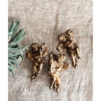 Retro Bronze Cherub Figuren Weihnachtsschmuck Engel Wohnkultur Retro Bronze Cherub Figuren Weihnachtsschmuck Engel Wohnkultur von MrGift