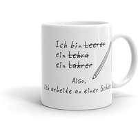 Lustige Lehrer Tasse | Witziger Spruch 0, 3 L von MrTKBooker