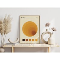 Poster Bauhaus 1923 | Tunnel Kreis Bild von MrTKBooker