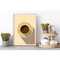 Poster Kaffee | Bild Küche Kaffeetasse von MrTKBooker
