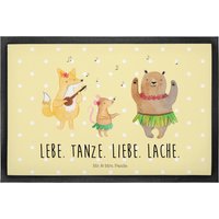 40 X 60 Fußmatte Waldtiere Aloha - Geschenk, Tanzen, Türmatte, Gute Laune, Igel, Türvorleger, Schmutzfangmatte, Süße Tiermotive, Lustige von MrUndMrsPanda