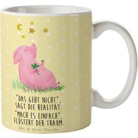 Tasse Glücksschwein - Geschenk, Lustige Sprüche, Becher, Glücksschwein. Glück, Büro, Glücksbringer, Motivation, Tiere, Frühstück von MrUndMrsPanda