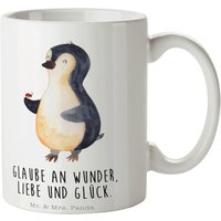 Tasse Pinguin Marienkäfer - Geschenk, Tee, Büro, Frühstück, Kaffeebecher, Becher, Kaffeetasse, Pinguine, Wunder von MrUndMrsPanda