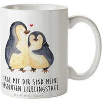 Tasse Pinguin Umarmend - Geschenk, Liebespaar, Verknallt, Büro, Liebe, Tee, Kaffeebecher, Verlobung, Becher, Hochzeitsgeschenk von MrUndMrsPanda