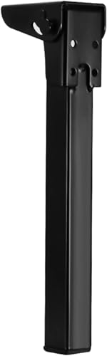 Mrchrogge Klappbare Tischbeine aus Metall Moderne Faltbar Möbelfüße Bettrahmen Stützbeine mit Gummibodenschutz Ersatz Füße (Schwarz,40cm) von Mrchrogge