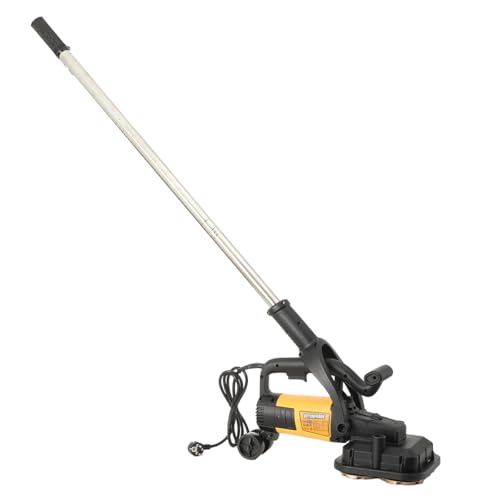 Mreryyse 3800W Betonschleifer, Ø180mm Professionelle Betonfräse mit Lange Handgriff, Diamantschleiftopf für Metall, Kunststoff, Gips, 6 stufen Drehzahlregelung, 6000 UPM, Doppel-Entstaubungssystem von Mreryyse