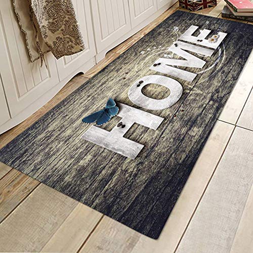 Mrinb Indoor-Eingangsmatte - Rutschfester Teppich für Wohnzimmer, Schlafzimmer, Flur, Küche, Eingangstür, Indoor-Fußmatte Groß 40 x 60 cm / 50 x 80 cm / 40 x 120 cm / 60 x 180 cm von Mrinb