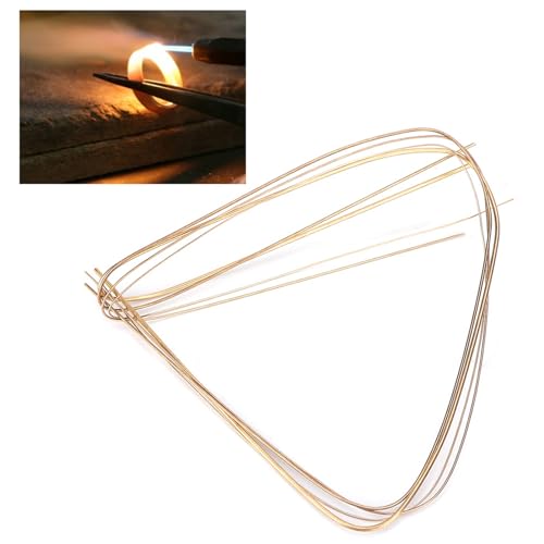 4-teiliges Gold-Lötdraht-Reparatur-Set, Gold-Lötdraht-Set Schmuckreparatur, 0,5 Mm, 0,7 Mm, 0 Mm, 5 Mm, Silber, Kupfer, Aluminiumlegierung, Metall, Schweißstäbe, Lötdraht von Mrisata