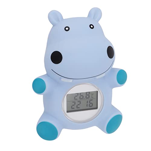 Badewannen-Thermometer Baby Bad Badewanne Thermometer Schwimmendes Badezimmer Spielzeug Digitales Temperaturthermometer mit blinkender Warnung von Mrisata