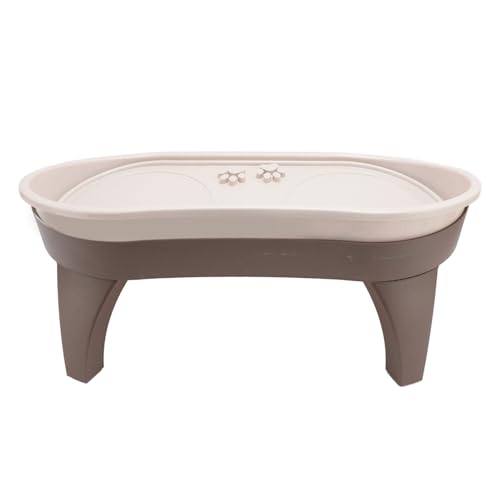 Erhöhtes Haustier-Futtertablett, Wirbelsäulenschutz, Rutschfest, Erhöhter Hundenapf-Ständer, Kunststoff-Tablett, Vierbeiniger Ständer für Haustiere Erhöhtes Haustier-Futtertablett, Wirbelsäulenschutz, Rutschfest, Erhöhter Hundenapf-Ständer, Kunststoff-Tablett, Vierbeiniger Ständer für Haustiere von Mrisata