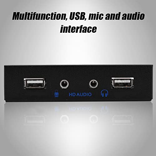 Mrisata 3.5 Frontplatte PC-Frontplatte Interner Kartenleser 3.2 15×11×3 USB2.0 HD-Audio-Diskette Frontplatte 3.5 9-Pin-zu-2-USB2.0-Schnittstelle mit Mikrofon-Audio Mrisata 3.5 Frontplatte PC-Frontplatte Interner Kartenleser 3.2 15×11×3 USB2.0 HD-Audio-Diskette Frontplatte 3.5 9-Pin-zu-2-USB2.0-Schnittstelle mit Mikrofon-Audio von Mrisata