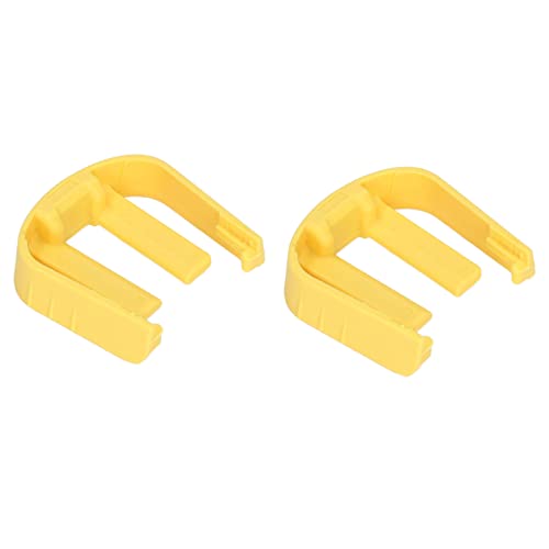 Mrisata Autowaschmaschine Clip Schnellverbinder C Clip Ersatzteil 2 Stück Autowaschmaschine Schnellverbinder Schnalle Autowaschmaschine C Clip Ersatzteil für Karcher K2 K3 K7 Grau (Gelb) von Mrisata