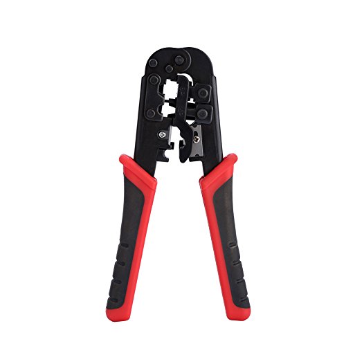 Mrisata Crimpzange 26×10×2 Kabelschneiden Abisolieren Crimpzange Crimpzange Rj45 Rj12 Rj11 8p 6p 4p Steckverbinder von Mrisata
