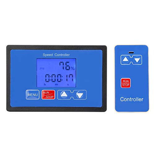 Mrisata Fernbedienung DC Bürstenmotor Drehzahlregler 6,5 V-55 V 30 A LCD Motor Cycle Run Stop Timer RC Ctroller von Mrisata