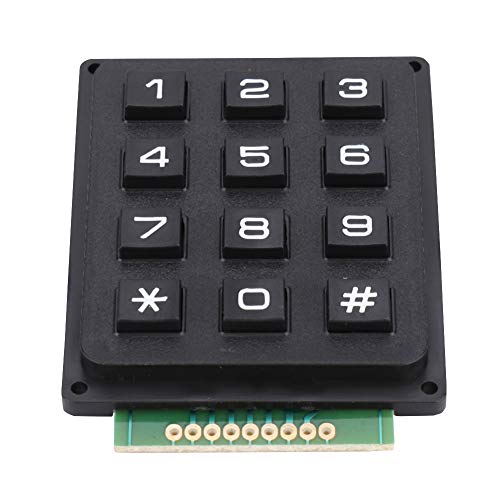 Mrisata-Tastaturmodule mit 12 Tasten, 3 X 4 Drucktasten, Externe Tastatur für MCU von Mrisata