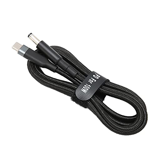 Mrisata Typ-C-auf-Typ-C-Kabel 100 W USB-C-USB-Netzteil Laptop-Netzkabel Jorindo Laptop-Ladekabel 100 W Dual-Chip-Typc-Steckereingang auf DC-Stecker-Stromladekabel 2 M (JD0608-2 (2 Meter)) von Mrisata