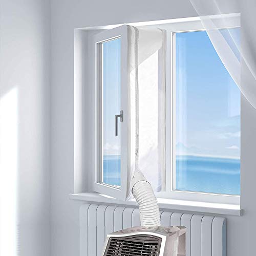 Mrisata Universelle Fensterversiegelungsplatte Klimaanlage Dichtungsabdeckung Set Hochwertiger Langlebiger Energieeinsparung Verhindern Warmer Luft -Rückfluss für Schlafzimmerstoff von Mrisata