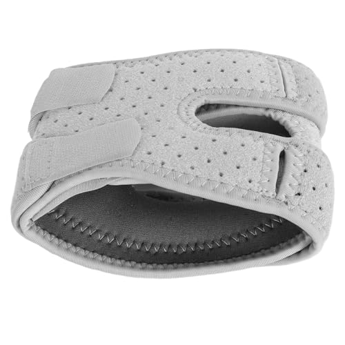 Mrisata Verstellbare Kompressions-Knie-Patellar-Pad-Sehnen-Stützhülsen-Bandage, Kniebandage, Atmungsaktive Knie-Kompressionshülse, Workout-Knieschutz-Pads für Laufen, Bergsteigen, Wandern von Mrisata