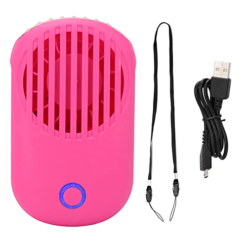Mrisata Wimpern Trockner Lüfter Mini Tragbarer Bladeless Nail Art Blower Fans USB Wiederaufladbare Verstellbare Geschwindigkeit Tshaped -Halterung für Wimpernverlängerung Nagelkunst (Rosenrot) von Mrisata