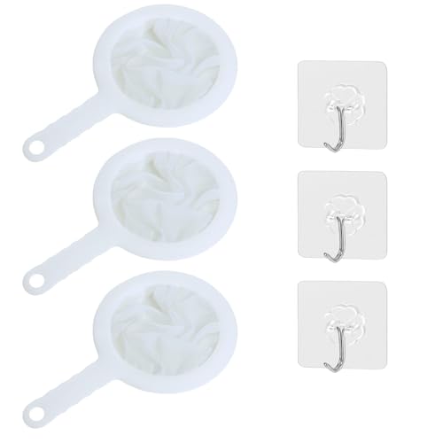 Mrltau 3 Stück Feines Sieb Mit Griff 200/300/400 Mesh, Sieb Fein, Haarsieb Küche Netzsieb Ultrafeines Trichterfilte Haushaltssieb, Passiersieb, Kleines Sieb, Feinsieb Mrltau 3 Stück Feines Sieb Mit Griff 200/300/400 Mesh, Sieb Fein, Haarsieb Küche Netzsieb Ultrafeines Trichterfilte Haushaltssieb, Passiersieb, Kleines Sieb, Feinsieb von Mrltau