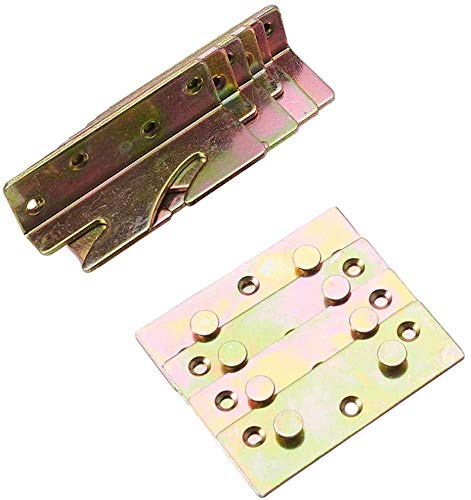 Möbel-Holz-Bettgitter-Halterung, Ersatz-Schnappverbinder, 4 Sets von MroMax