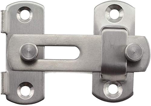 MroMax 1 x 100 mm Schiebetürschloss aus Edelstahl, gebürstete Oberfläche MroMax 1 x 100 mm Schiebetürschloss aus Edelstahl, gebürstete Oberfläche von MroMax