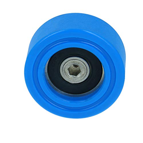 MroMax 1 x 35 x 15 mm Rolle Spannrolle Gleitrolle Förderband Rad Gewindestange M8 x 10 blau MroMax 1 x 35 x 15 mm Rolle Spannrolle Gleitrolle Förderband Rad Gewindestange M8 x 10 blau von MroMax