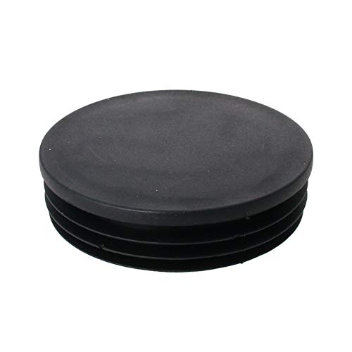 MroMax 100 mm Abdeckkappe, Bodenrohrkappe, Rohrstopfen für Rohr, Abflussendrohr, schwarz von MroMax