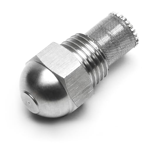 MroMax 14BSP 0,2 mm Orifice Wasserdüse Sprühdüse 304 Edelstahl fein Zerstäuberdüse 1 Stück 1PCS 0.2mm Edelstahl 304 von MroMax