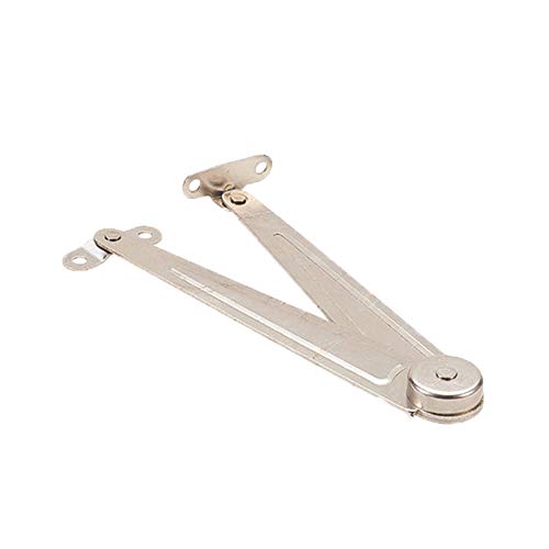 MroMax 1x 2x 4x Klappdeckelstützscharnier Möbel Schrank Drehbar Metall Möbel Schrank Fenster Tür Drop Front Schreibtisch Deckel Unterstützung Scharnier, MRO190822C-0268, 1Stk, silber MroMax 1x 2x 4x Klappdeckelstützscharnier Möbel Schrank Drehbar Metall Möbel Schrank Fenster Tür Drop Front Schreibtisch Deckel Unterstützung Scharnier, MRO190822C-0268, 1Stk, silber von MroMax