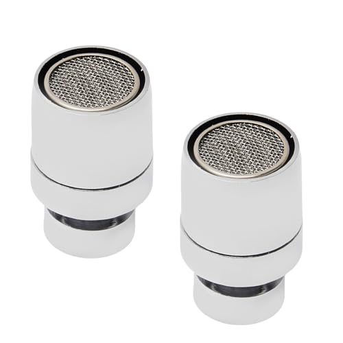 MroMax 2 Stück 16 mm Wasserhahn-Luftsprudler Universal weiblich Wasserhahn Belüfter Düse Ersatzteil für Badezimmer WC, Küche Spüle Wasserhahn Bidet Wasserhahn von MroMax