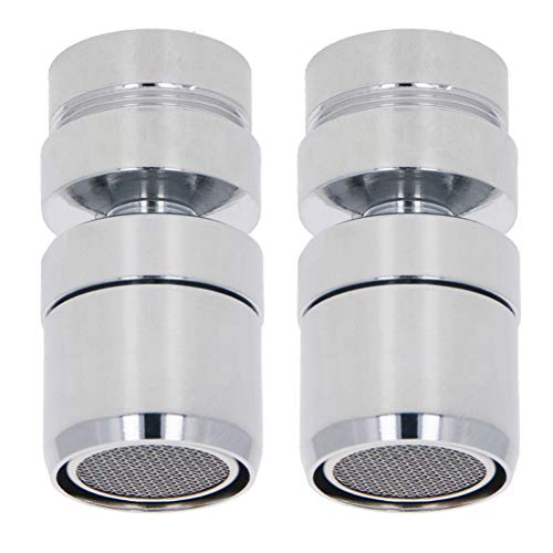 MroMax 2 Stück 19 mm Wasserhahn-Luftsprudler Universal-Buchse Wasserhahn Luftsprudler Düse Ersatzteil für Badezimmer WC Küche Spüle Wasserhahn Bidet Wasserhahn von MroMax