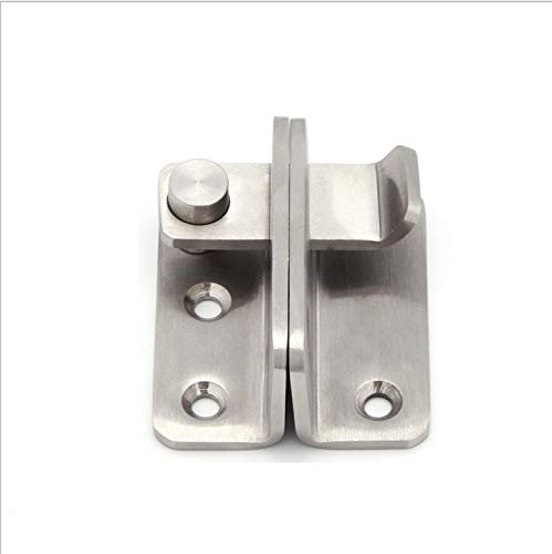 MroMax 2 x 45 mm Schiebetürverriegelung, Türschloss, Edelstahl, Sicherheitsschiebetürschloss, gebürstete Oberfläche MroMax 2 x 45 mm Schiebetürverriegelung, Türschloss, Edelstahl, Sicherheitsschiebetürschloss, gebürstete Oberfläche von MroMax